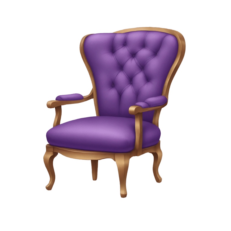 genmoji : purple chair
