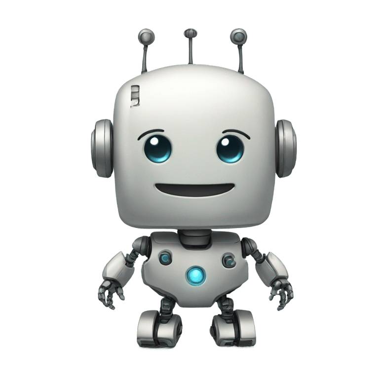 genmoji : cute smiling robot