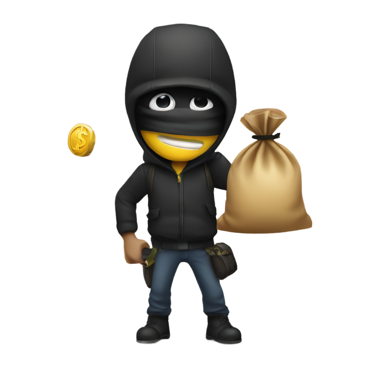 genmoji：持钱袋的强盗