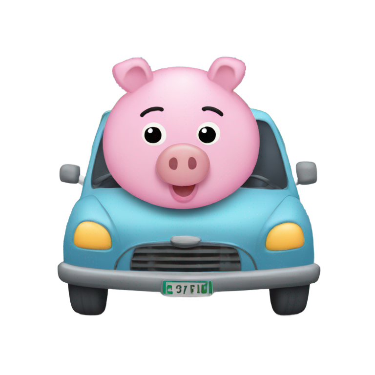 genmoji : Pepa Pig trafiquant dans les favelas