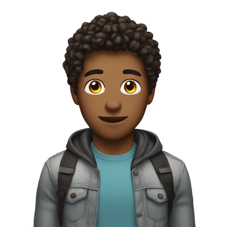 genmoji : Jeune homme séduisant