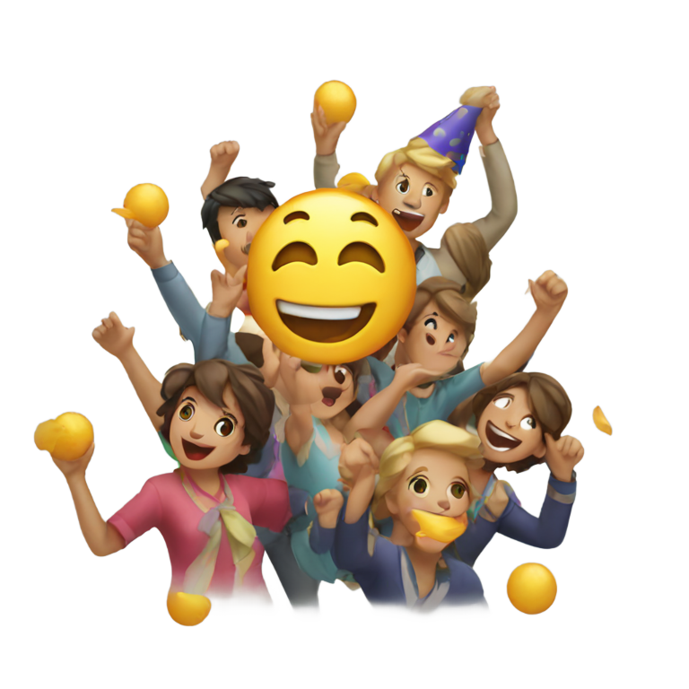 genmoji：兴奋派对