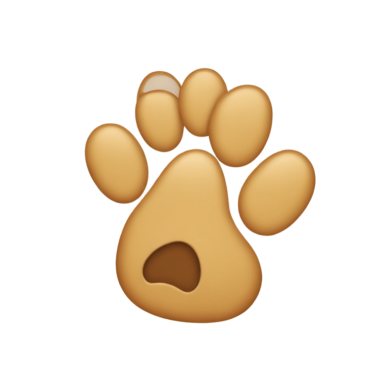 絵文字：肉球