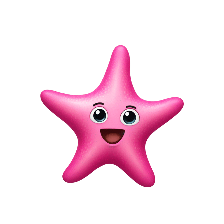 絵文字：Pink starfish arrested