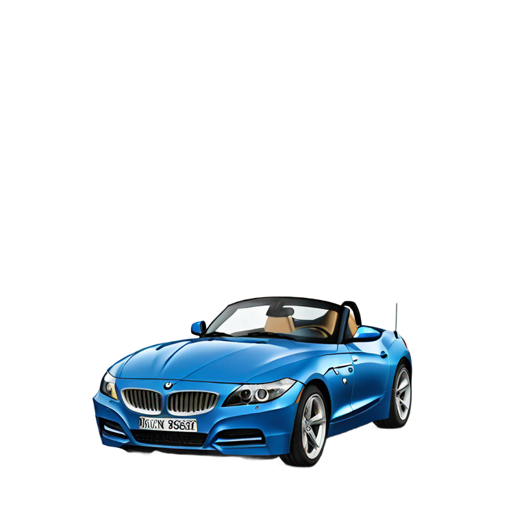 genmoji: blue 2009 bmw z4