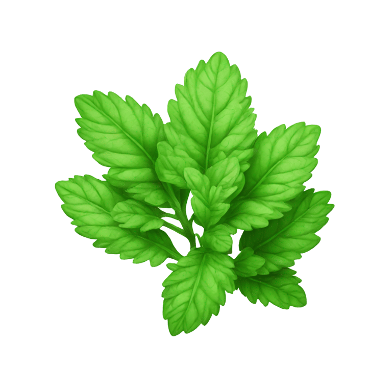 絵文字：モダンミントの植物