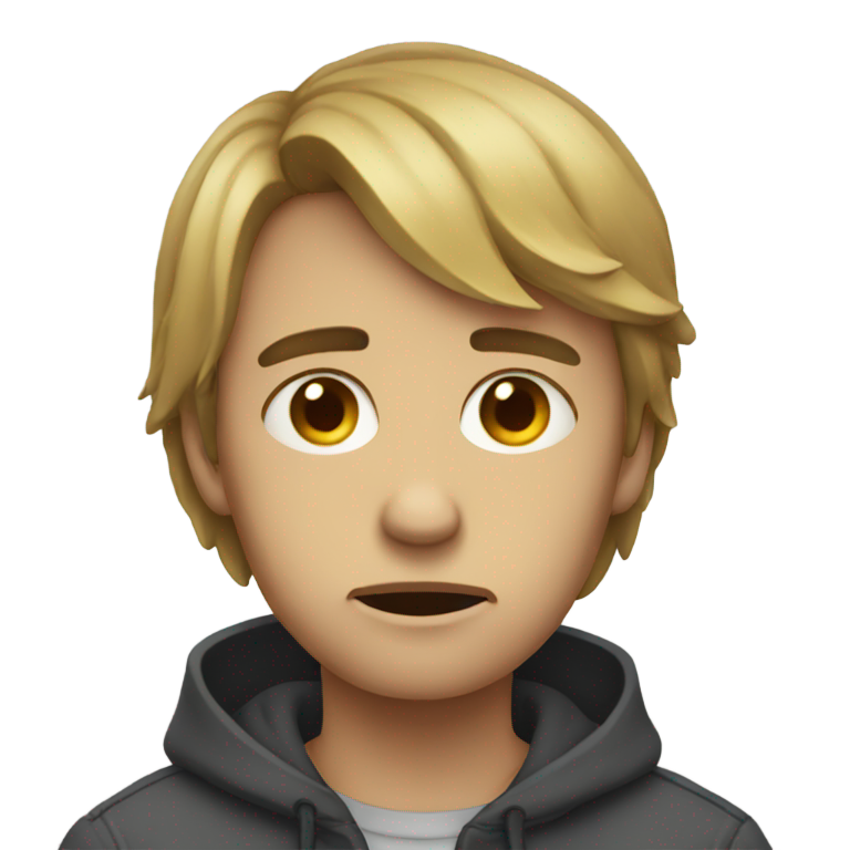 genmoji：sorrowful