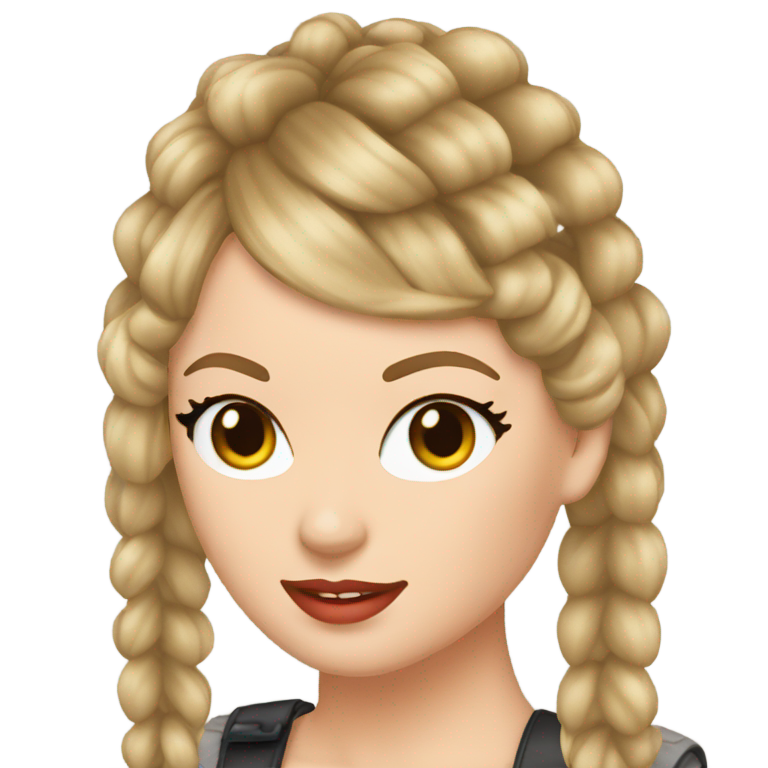 genmoji : Taylor Swift avec des tresses africaines