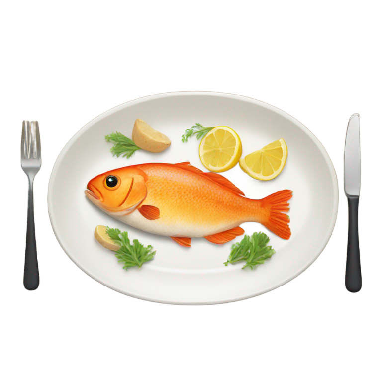 genmoji：鱼晚餐