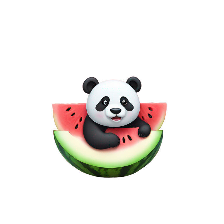 絵文字：スイカパンダベア
