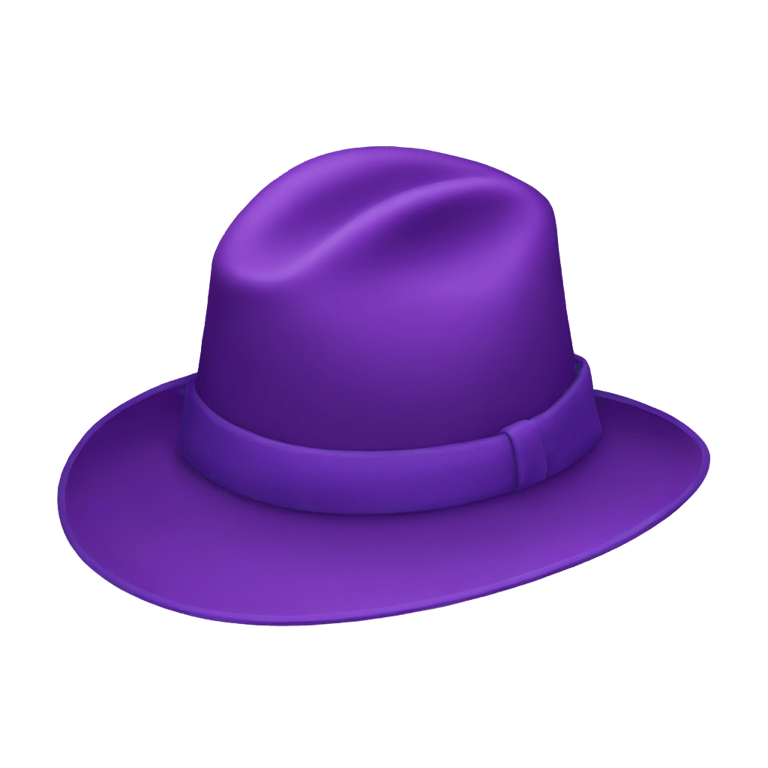 genmoji : Chapeau violet