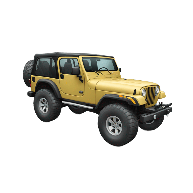 genmoji : jeep YJ