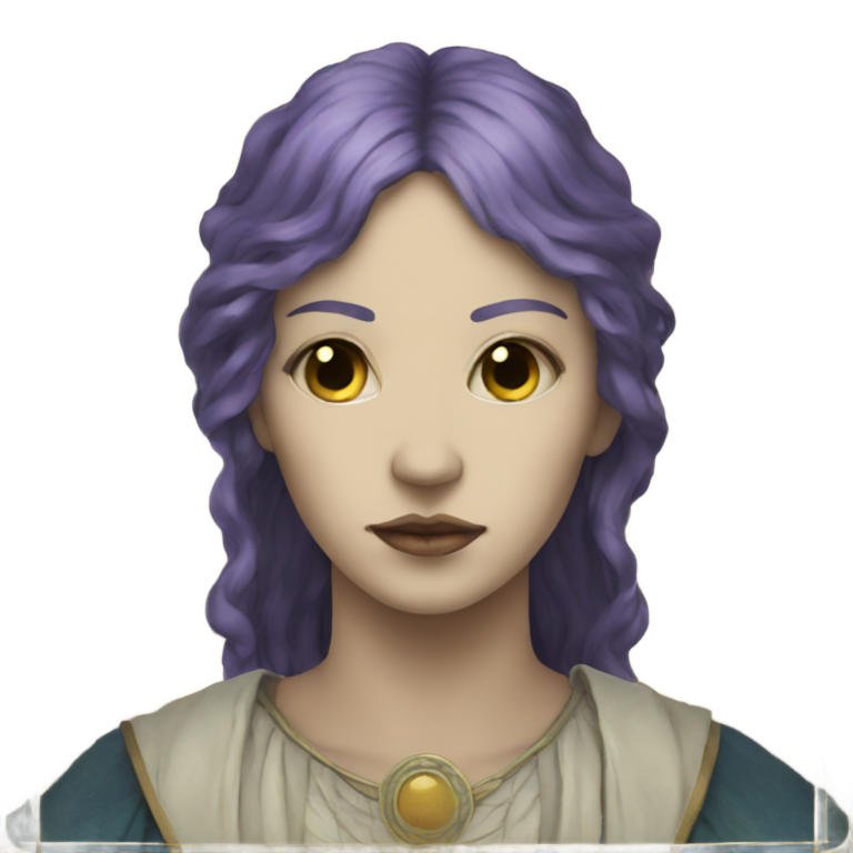 genmoji : tarot card turned face up