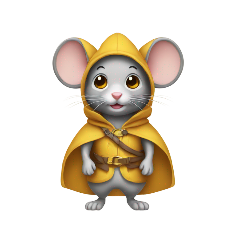 genmoji：穿衣服的老鼠
