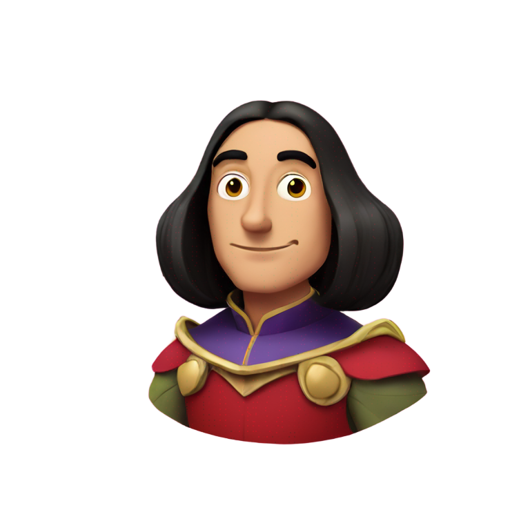 genmoji : Cœur de Lord Farquaad