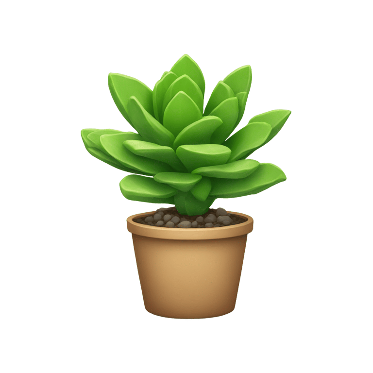 genmoji：一盆小盆栽兰花