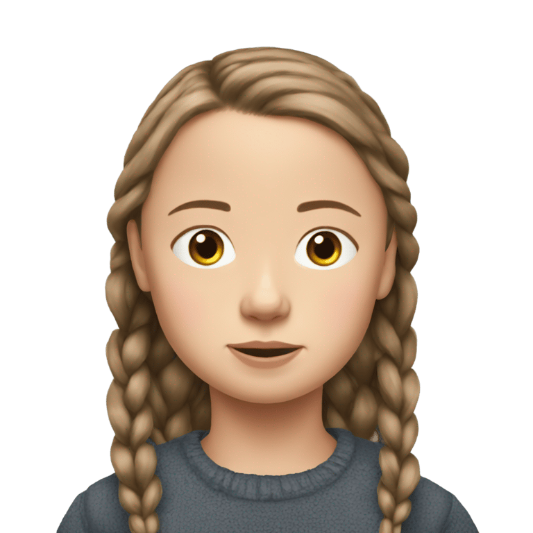 genmoji：格蕾塔·汤普森