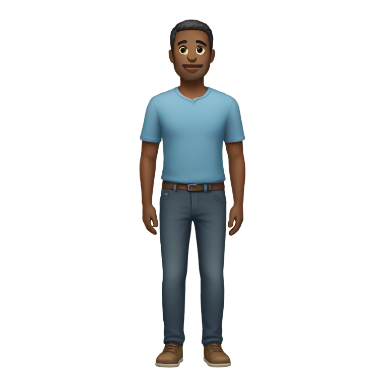 genmoji : Homme en pied
