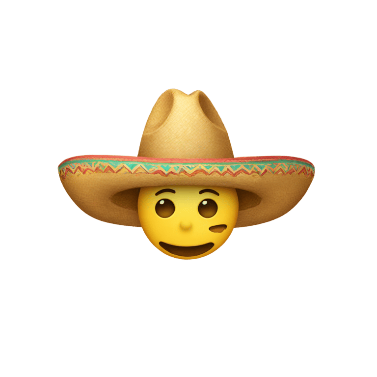 genmoji: Emoji with a sombrero