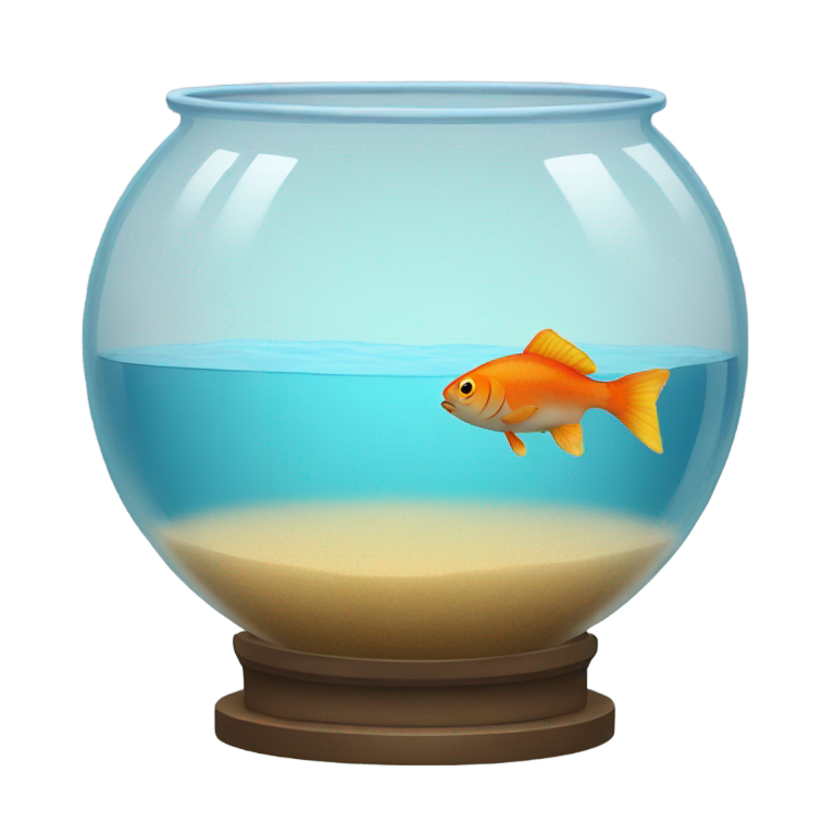 genmoji : Un aquarium vide