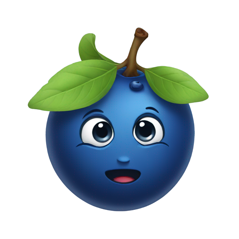 genmoji: blueberry