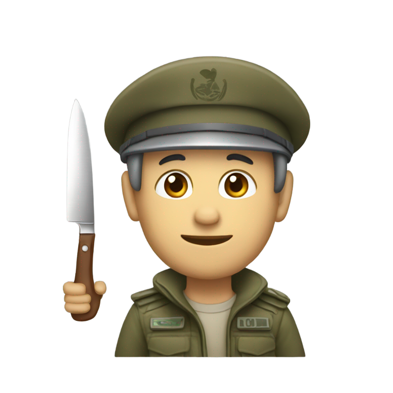 genmoji：带刀的威胁气息