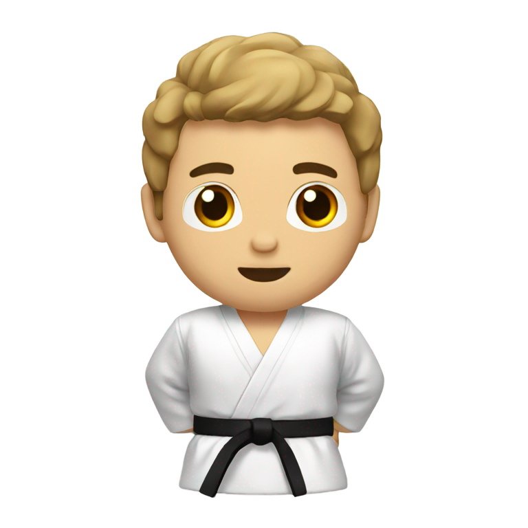 genmoji : Homme de karaté