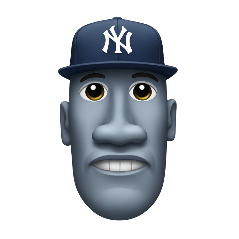 genmoji：摩洛伊人戴着洋基帽