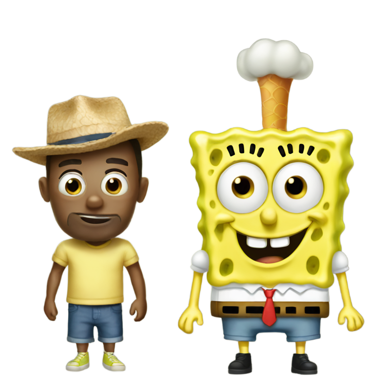 genmoji: Bobby and Bobo SpongeBob ripoff