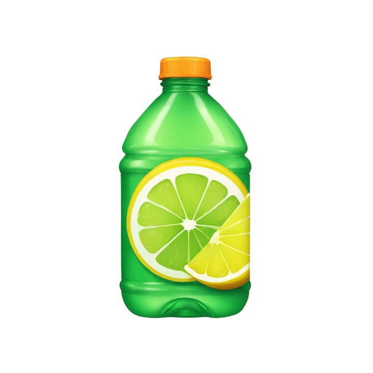 genmoji：柠檬酸橙味高露洁瓶