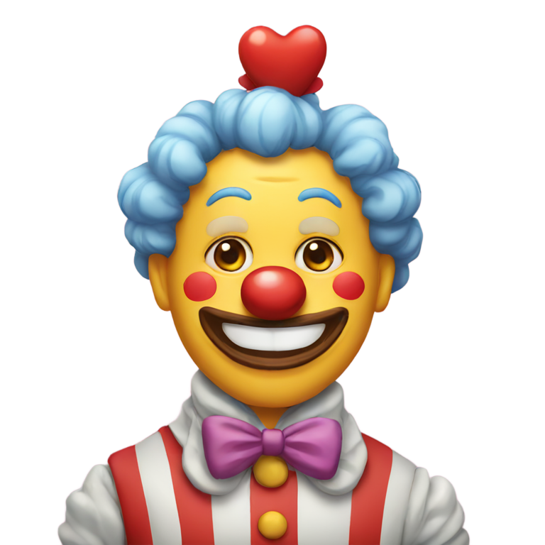 genmoji：恋爱中的小丑 🩷