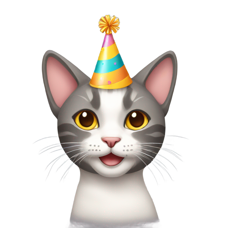 genmoji：生日快乐猫咪