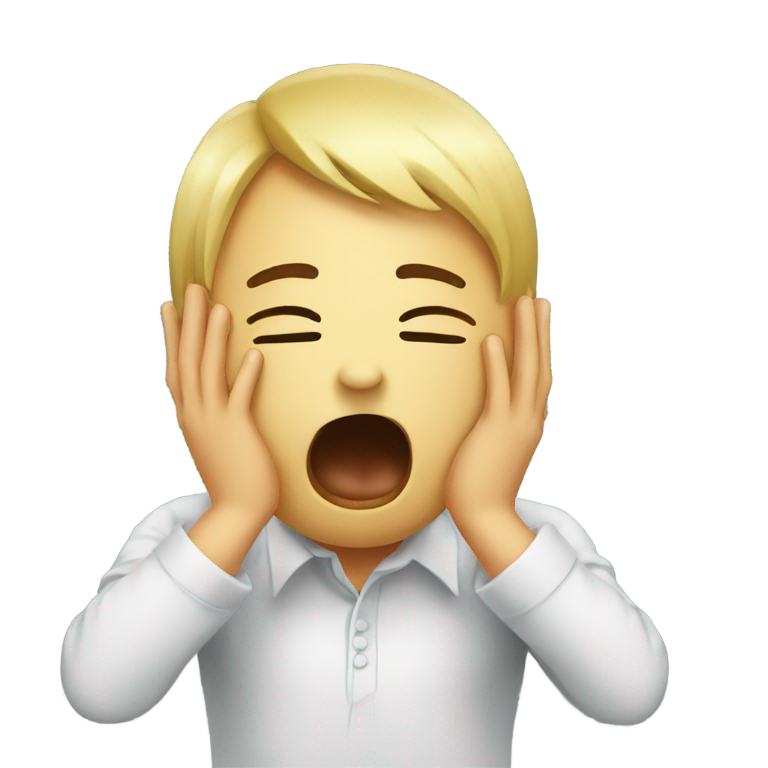 genmoji：压力大到自扼的emoji
