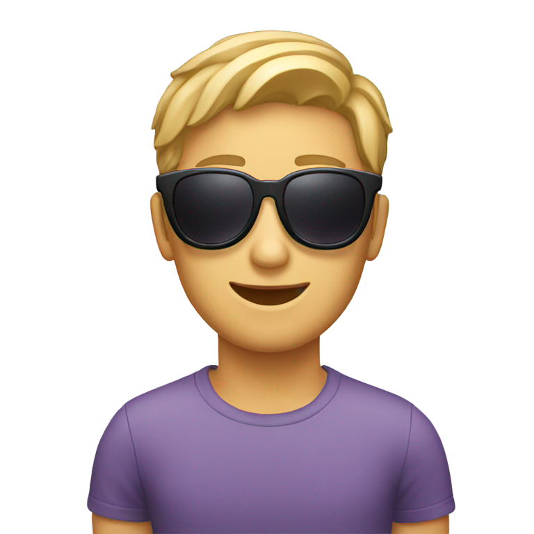 絵文字：whatsapp sunglasses