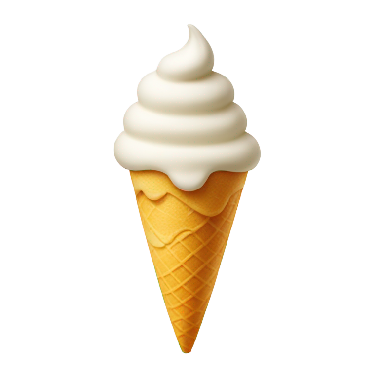 絵文字：ソフトクリーム