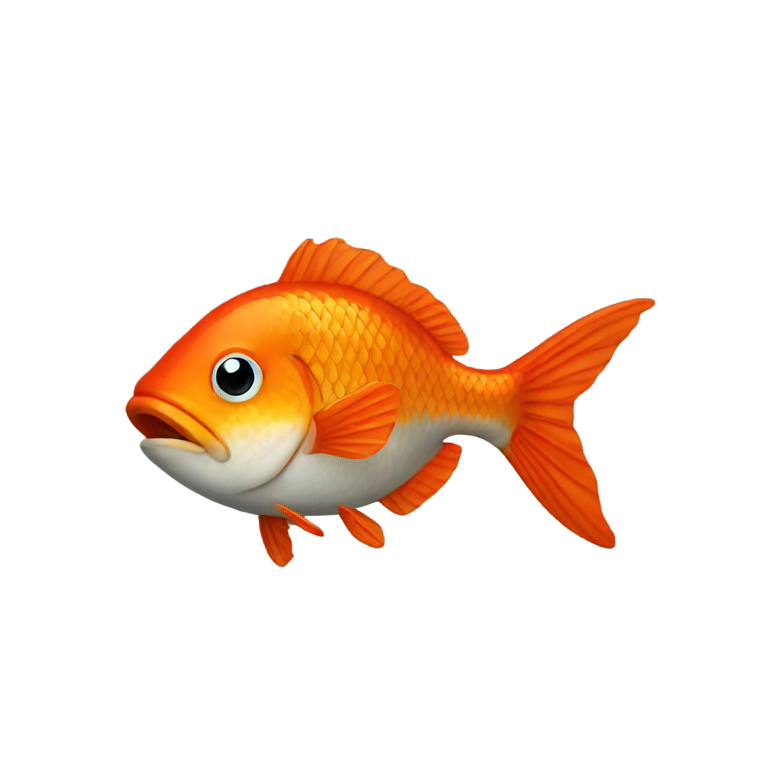 genmoji：一只红鱼