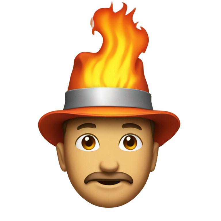 絵文字：Burning Hat