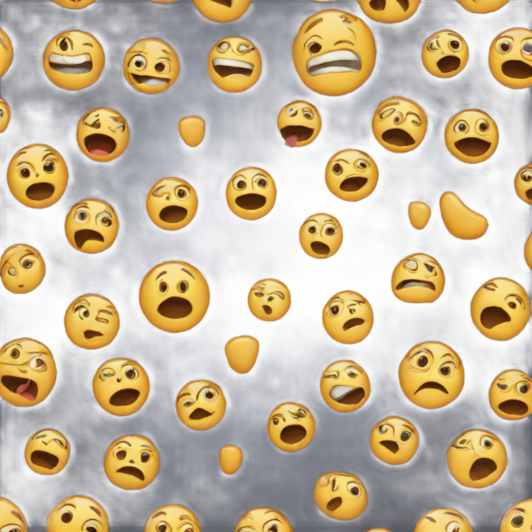 genmoji : Fille choquée, bouche ouverte