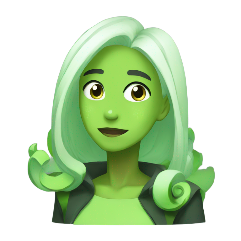 genmoji：Peridot from Steven Universe