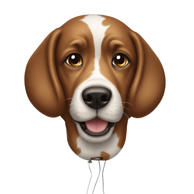 genmoji : Dog balloon