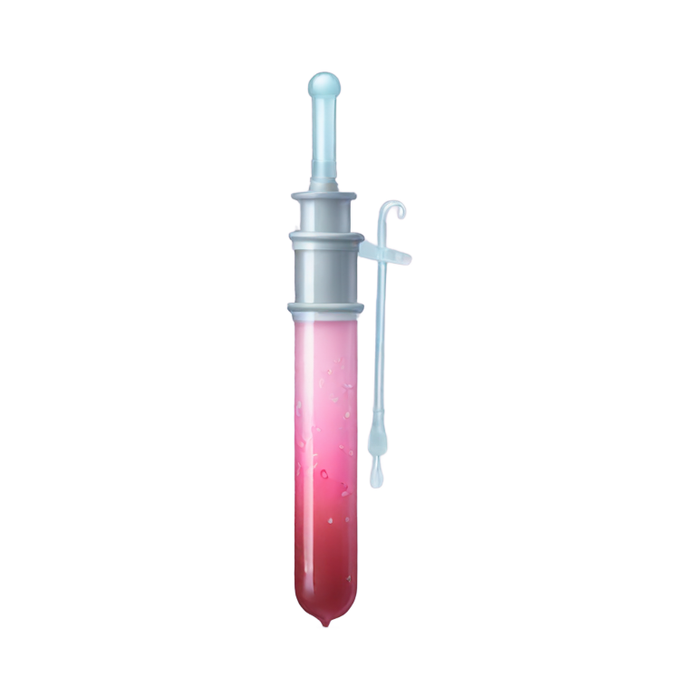 genmoji：装满柔和血色的注射器