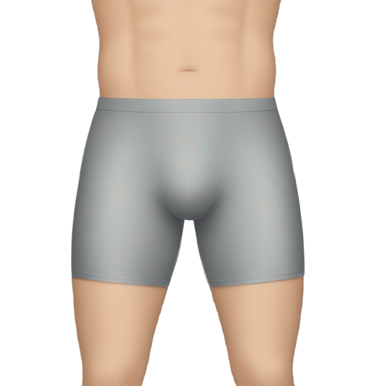 genmoji: ed sheeran wearing grey briefs