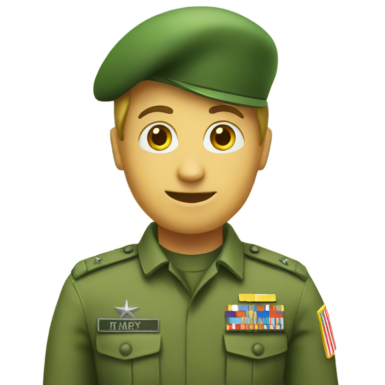 genmoji：军队士兵