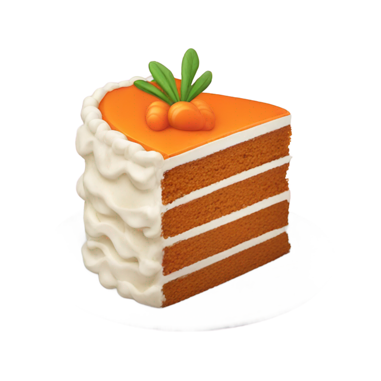 genmoji：胡萝卜蛋糕书