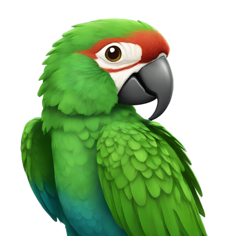 絵文字：クリイロカザリインコ