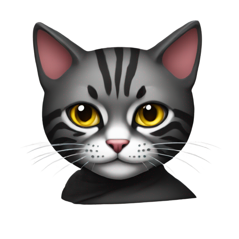 genmoji: assassin cat