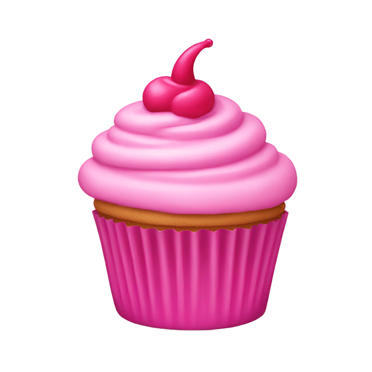 genmoji：粉色蛋糕