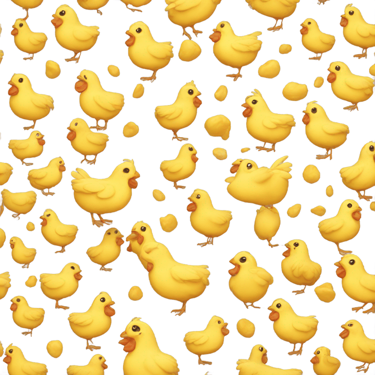 genmoji : Little chicken boy
