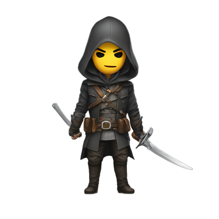 genmoji: assassin de l'ombre