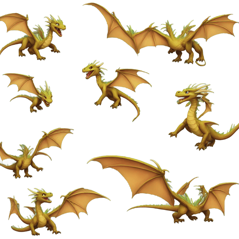 genmoji : Dragons